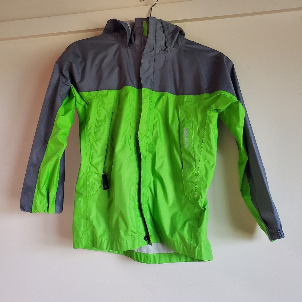 Marmot Kids Light Jacket Water-Resistant With Hood - Size M
